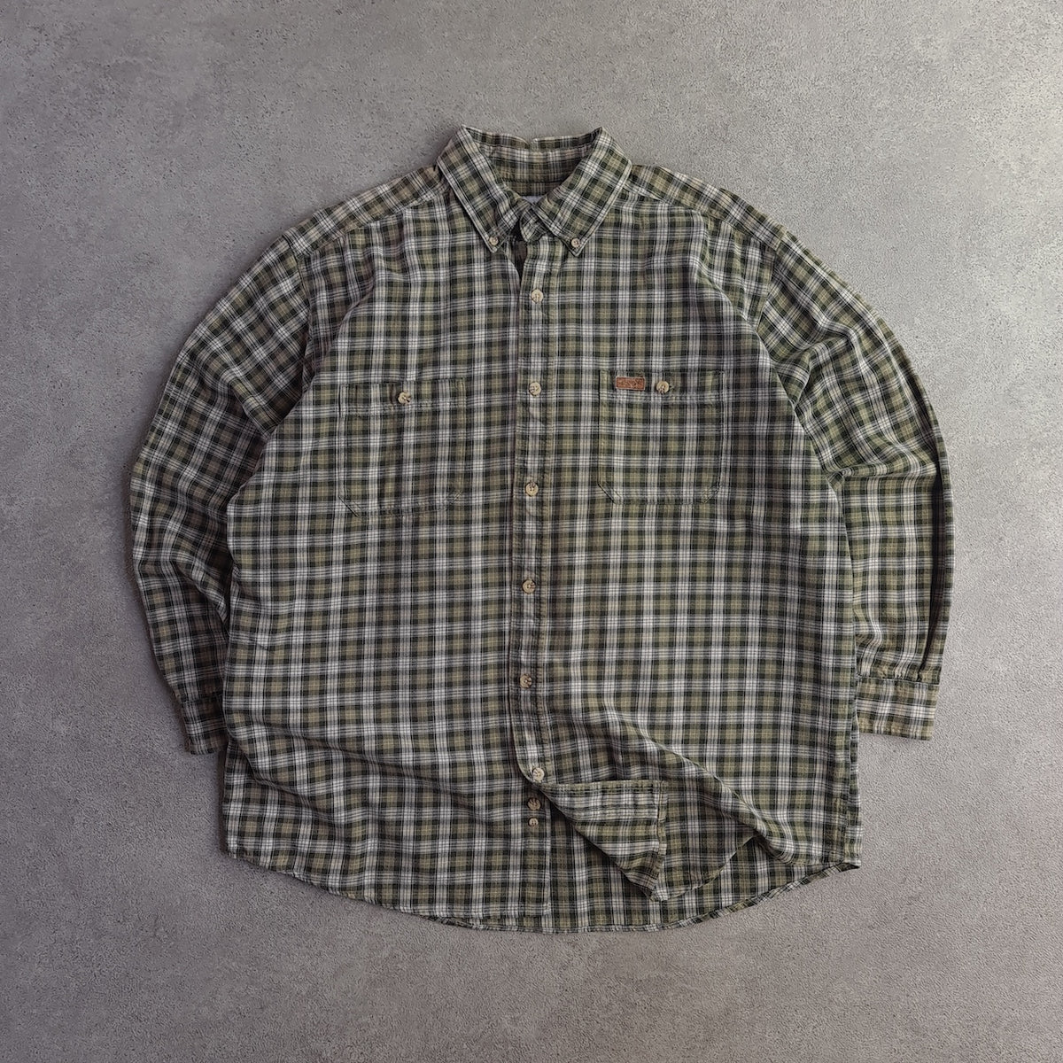 Y2K Carhartt S131 Plaid Flannel Long Sleeve Shirt