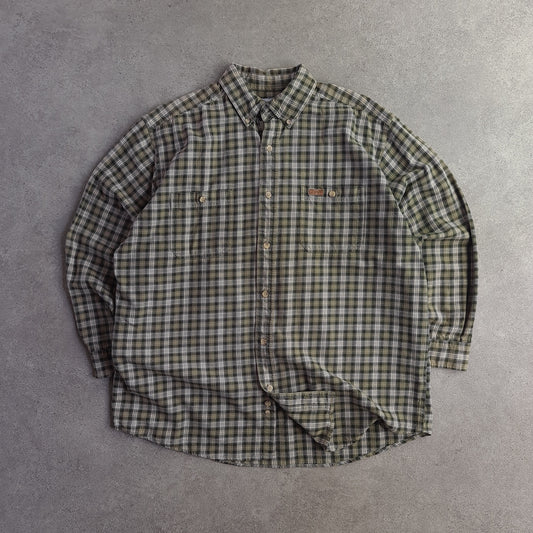 Y2K Carhartt S131 Plaid Flannel Long Sleeve Shirt