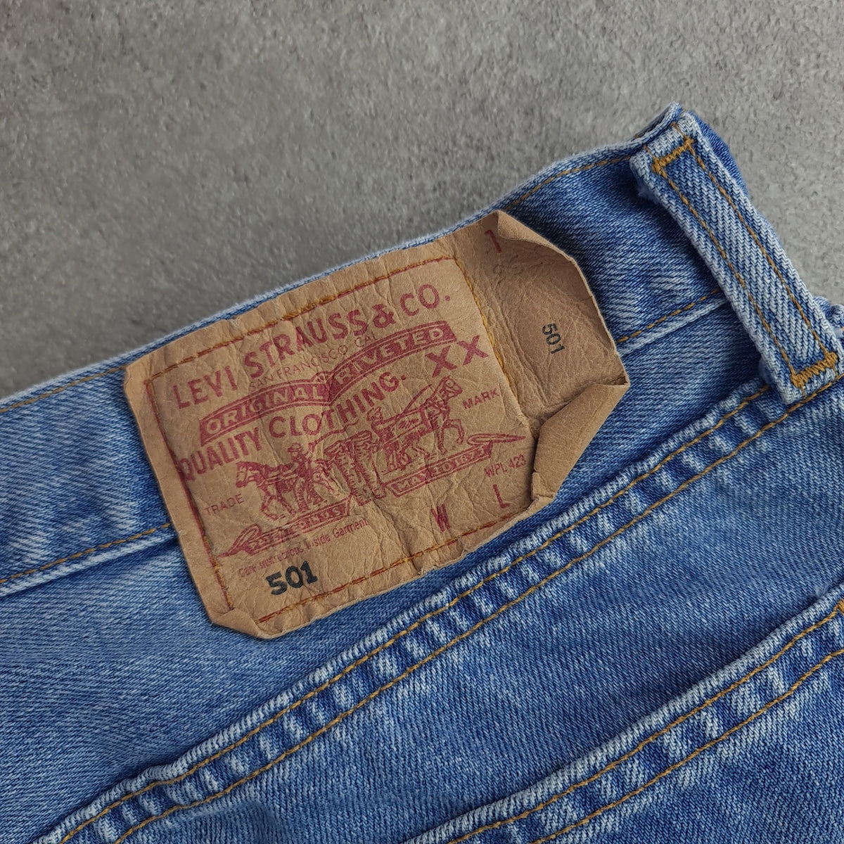 Vintage Levi's 501 Light Wash Jeans
