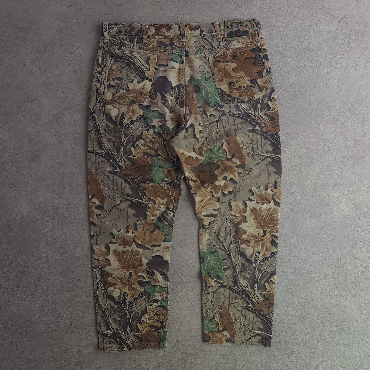 Vintage Wrangler Rugged Wear Advantage Camo Jeans