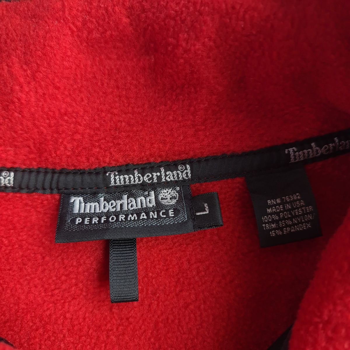 Vintage Timberland Performance Polartec Half Zip Fleece