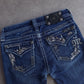 Y2K Miss Me KE5428B3J Embellished Mid Rise Bootcut Jeans