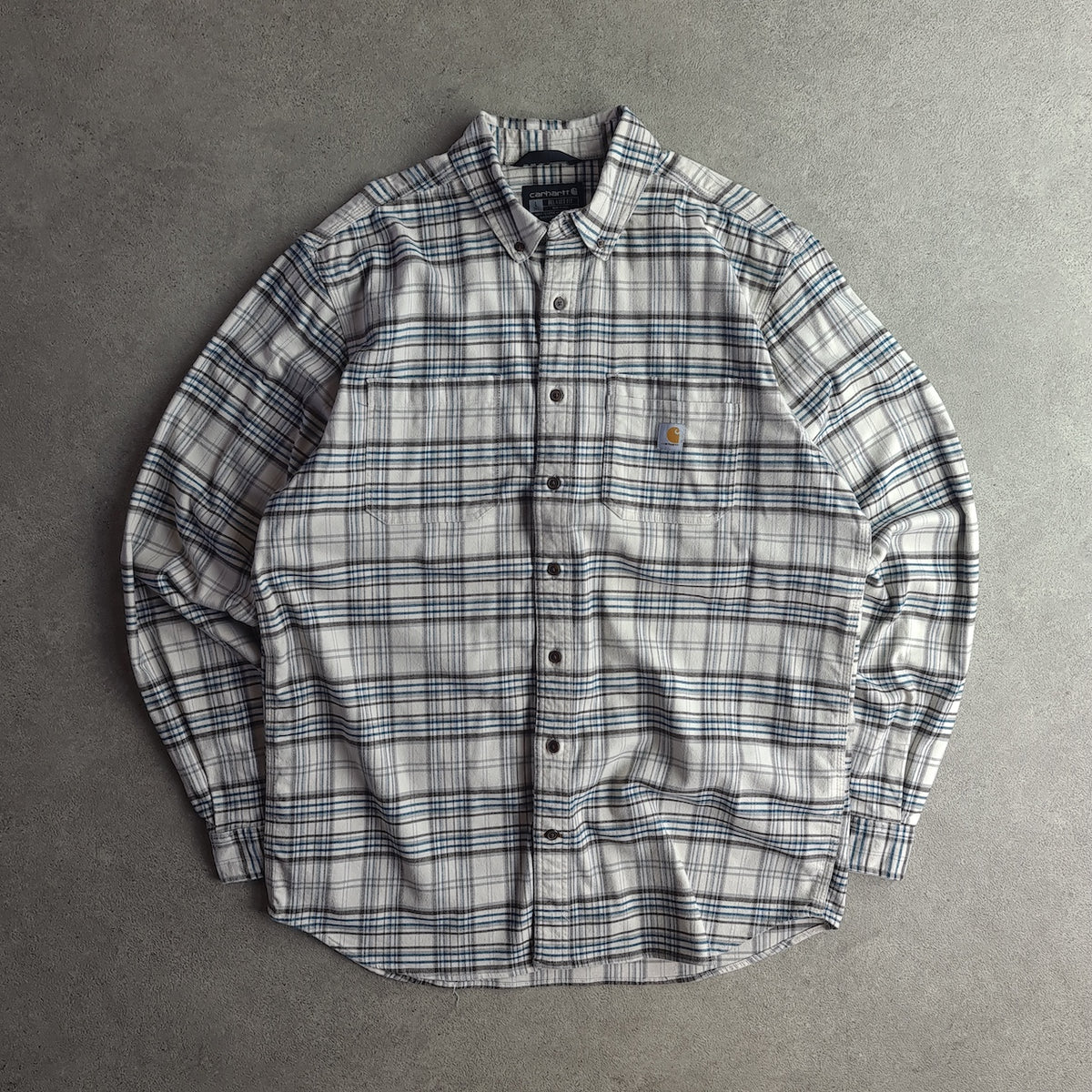 Carhartt Rugged Flex Plaid Flannel Long Sleeve Shirt - Tall