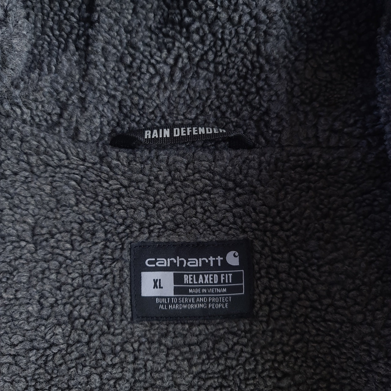 Carhartt Rain Defender Relaxed Fit Fleece Lined Hoodie
