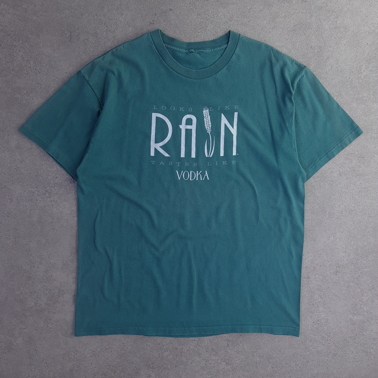 Vintage Looks Like Rain Tastes Like Vodka Single Stitch T-Shirt