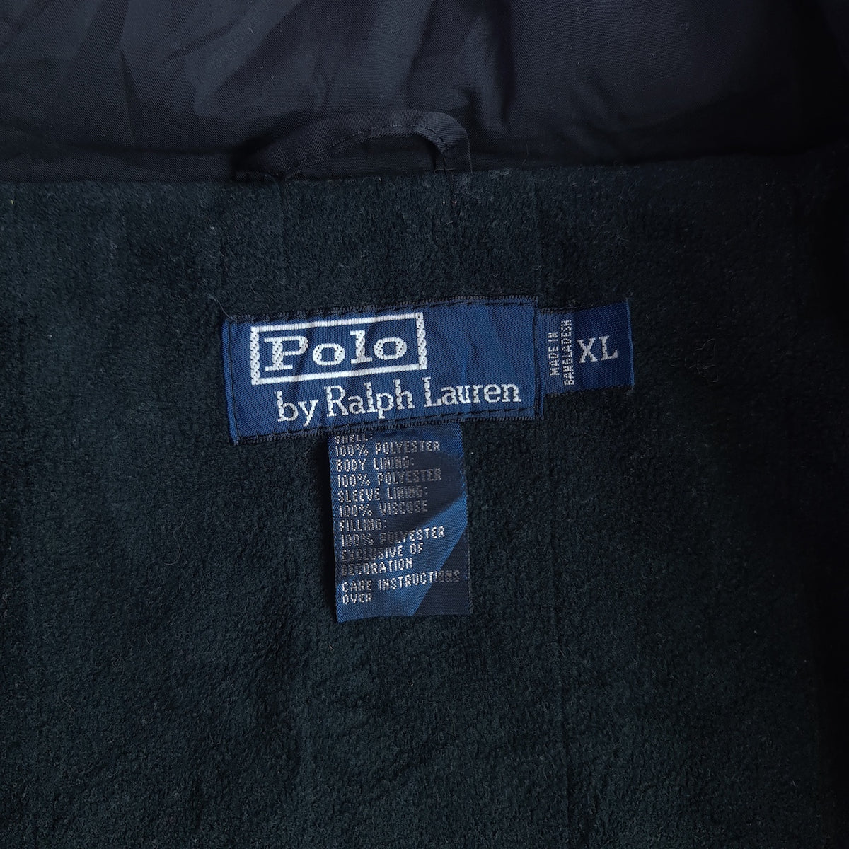 Y2K Polo Ralph Lauren Quilt Lined Packaway Hood Jacket