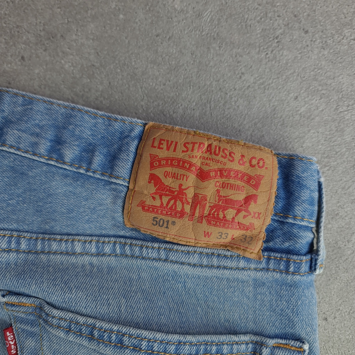 Levi's 501 Light Wash Jeans