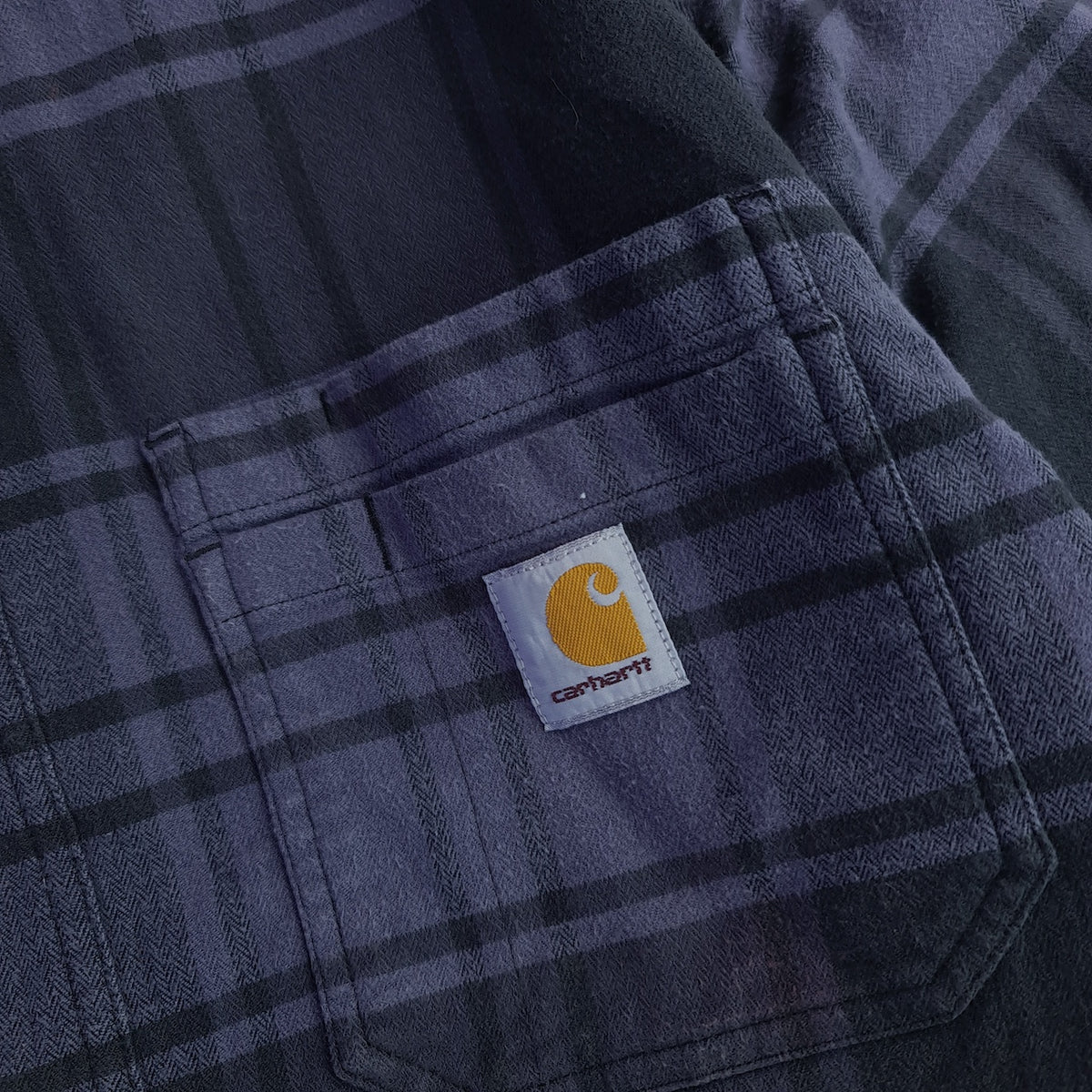 Carhartt Relaxed Fit Hooded Flannel Shirt Shacket