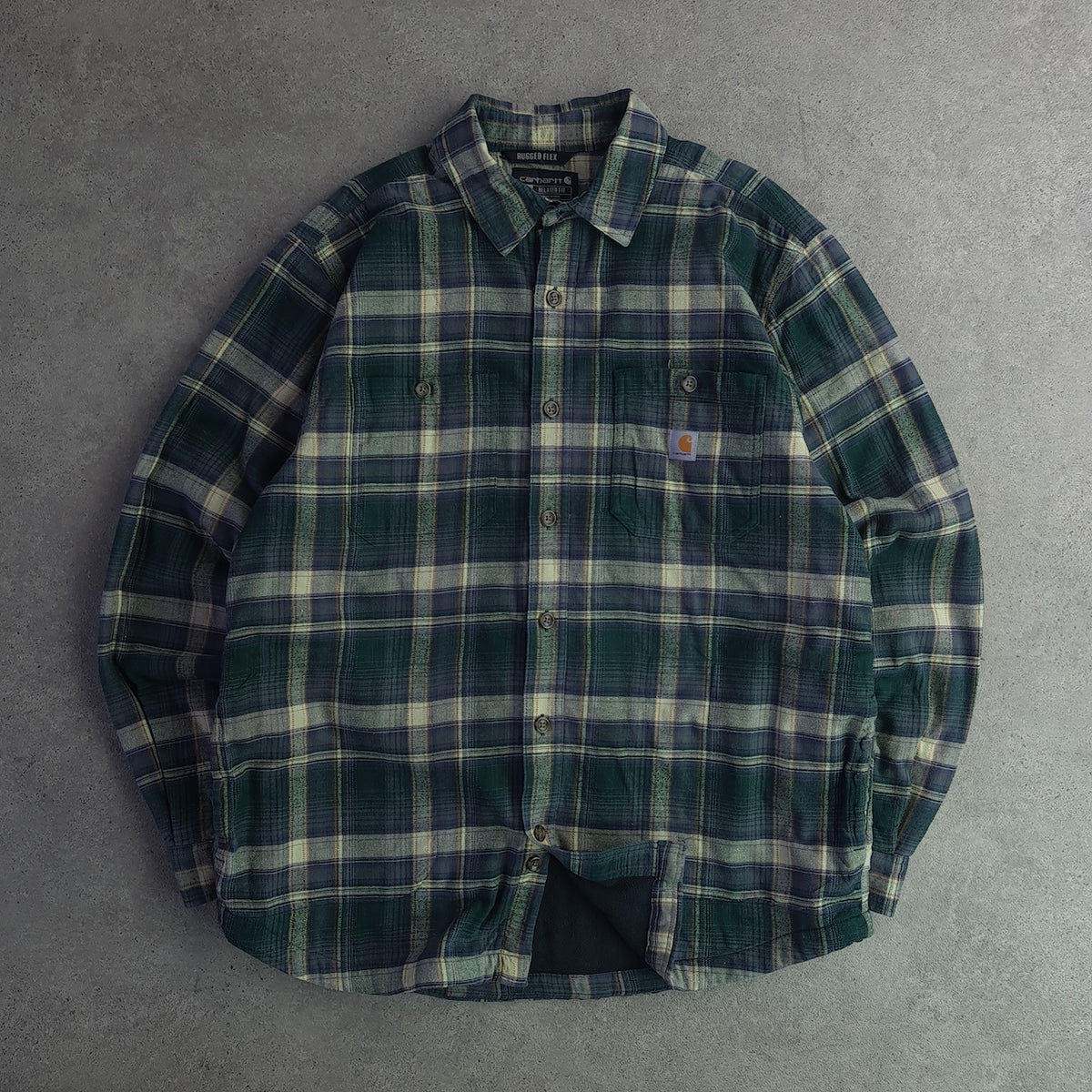Carhartt Relaxed Fit Rugged Flex Flannel Shirt Shacket