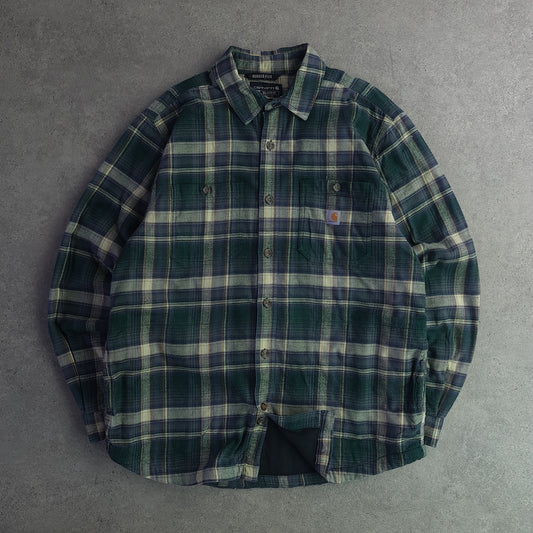 Carhartt Relaxed Fit Rugged Flex Flannel Shirt Shacket
