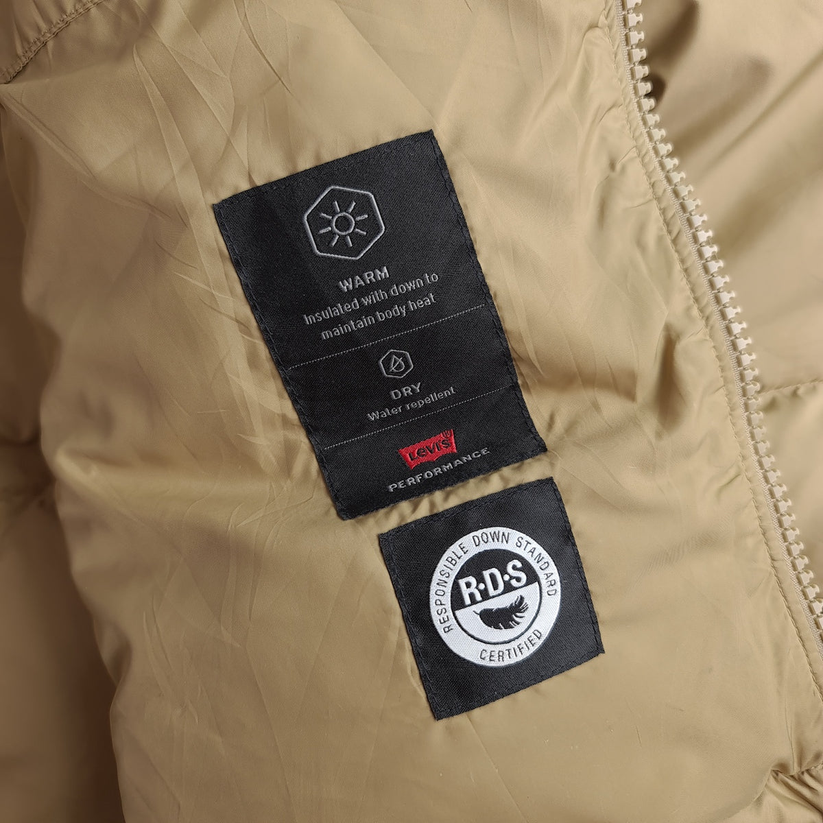 Levi's Performance Duck Down Water Repellent Puffer Jacket