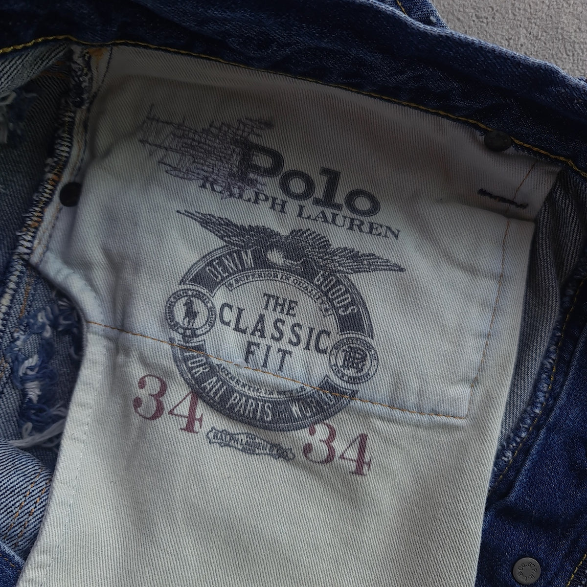 Polo Ralph Lauren Classic Fit Distressed Jeans