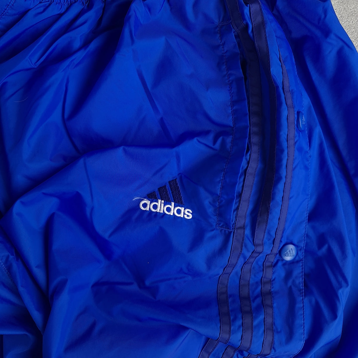 Vintage 90s Adidas Full Snap Tearaway Tracksuit Bottoms