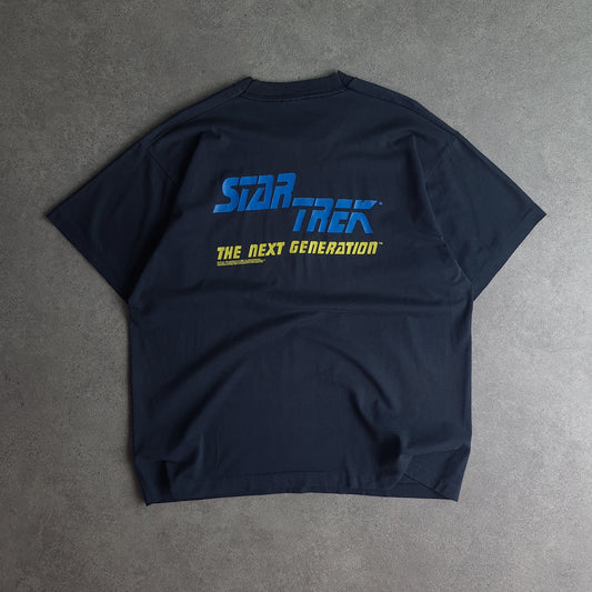 Vintage 1992 Star Trek The Next Generation Klingon Logo T-Shirt