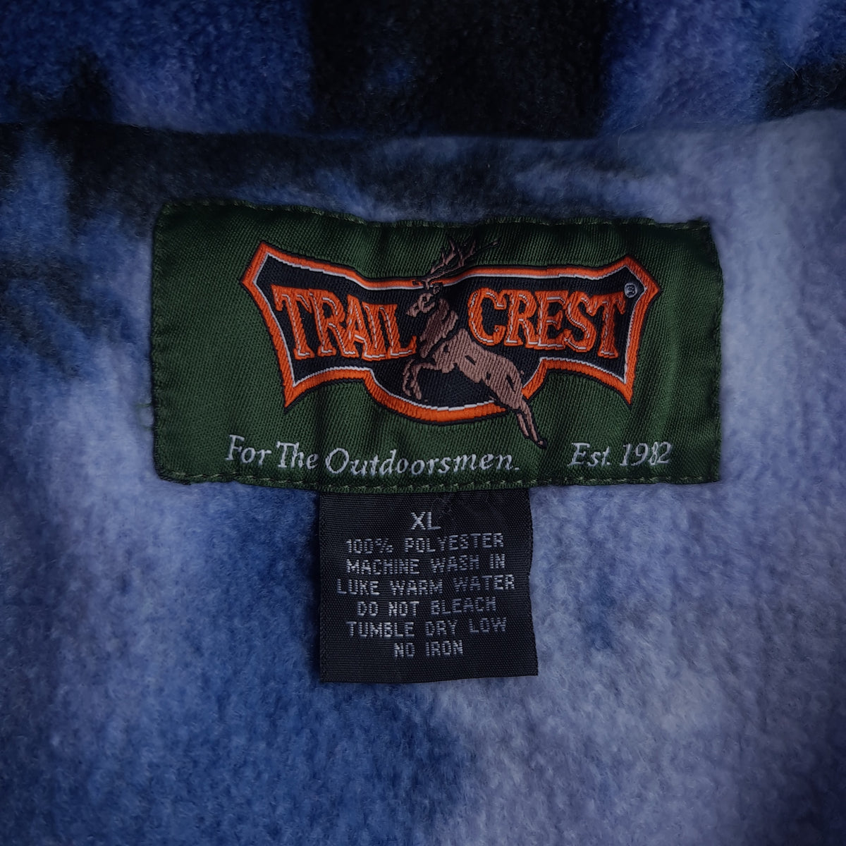 Vintage Trail Crest Wolf Fleece Jacket