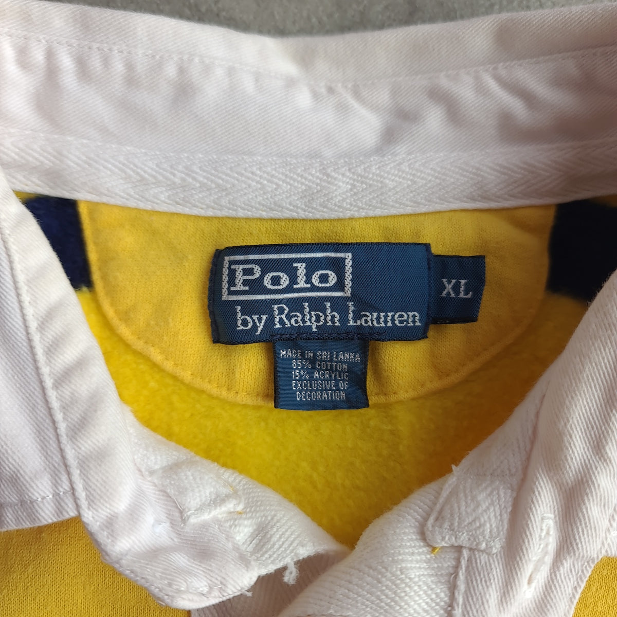 Vintage Ralph Lauren Polo Long Sleeve Striped Rugby Shirt