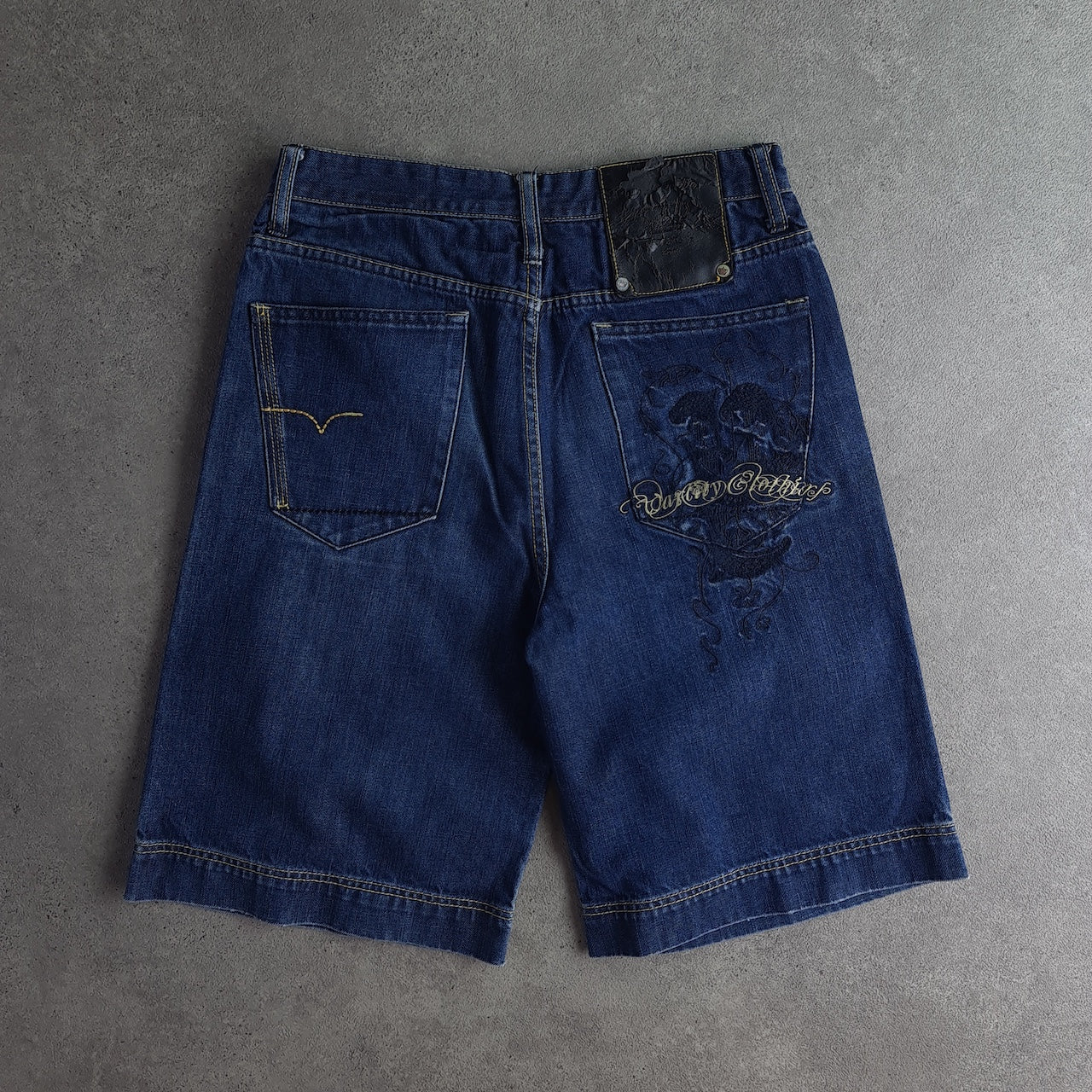 Y2K Varcity Clothiers Denim Jorts