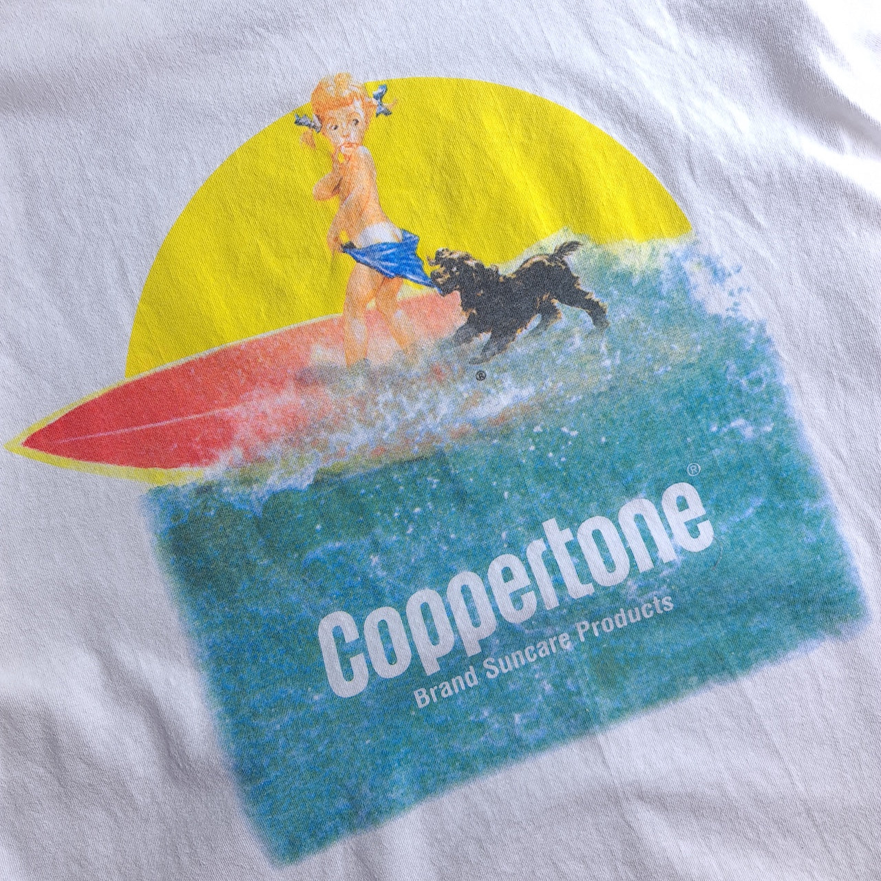 Vintage Coppertone Back Print T-Shirt