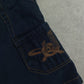 Vintage Y2K JNCO Red Label Embroidered Carpenter Denim Jorts