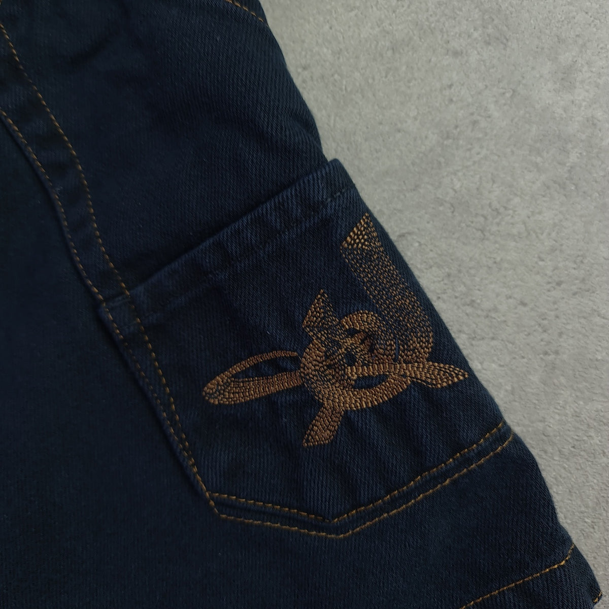 Vintage Y2K JNCO Red Label Embroidered Carpenter Denim Jorts