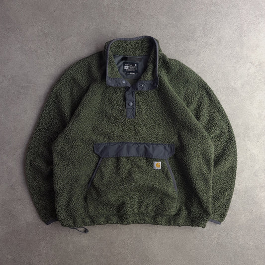 Carhartt 104991 Relaxed Fit Snap T Sherpa Fleece