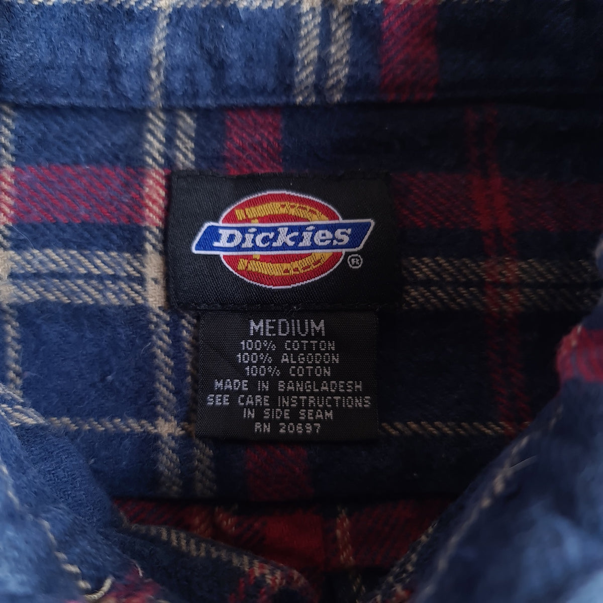 Dickies Long Sleeve Flannel Shirt