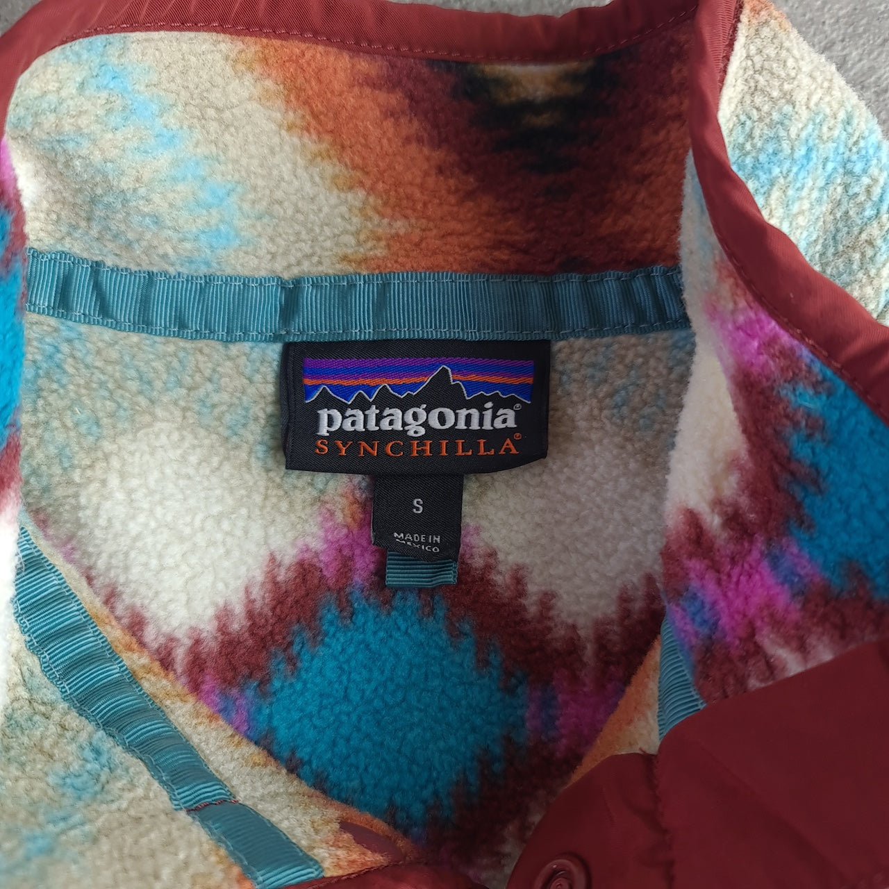 Patagonia Patterned Synchilla Snap T Fleece