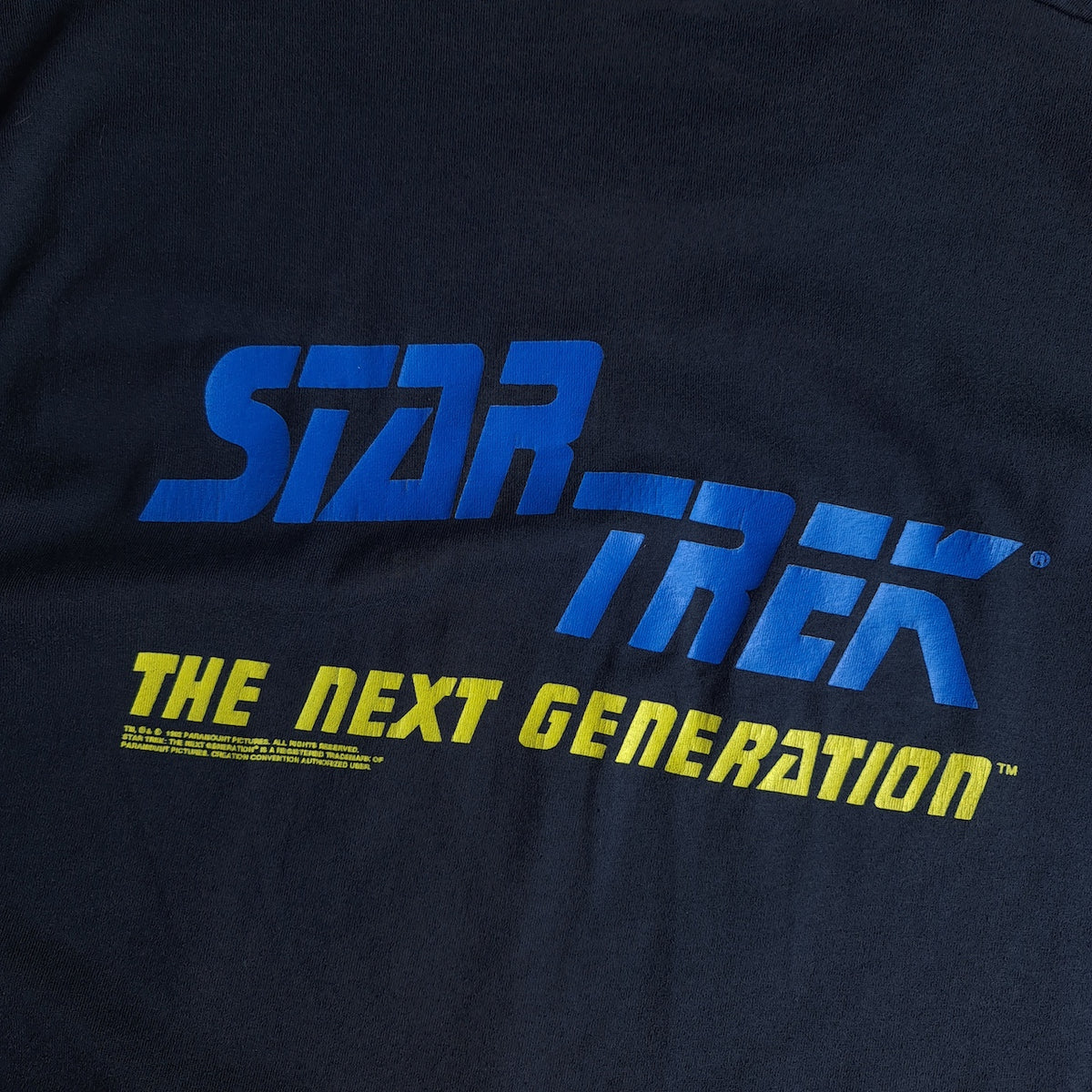 Vintage 1992 Star Trek The Next Generation Klingon Logo T-Shirt