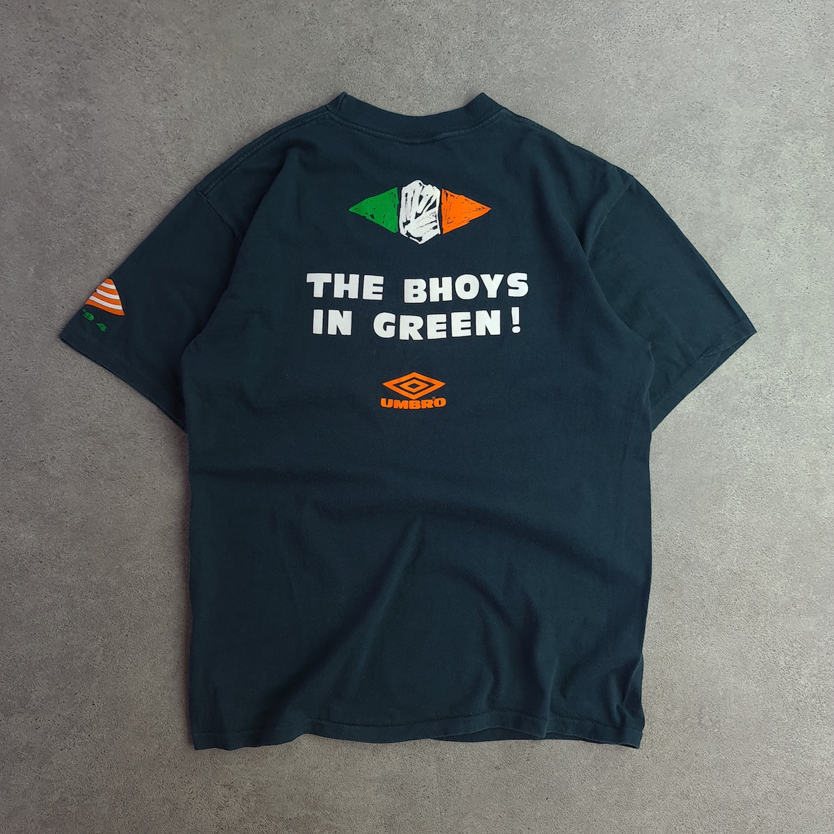 Rare Vintage Umbro USA 94 Ireland The Bhoys In Green T-Shirt