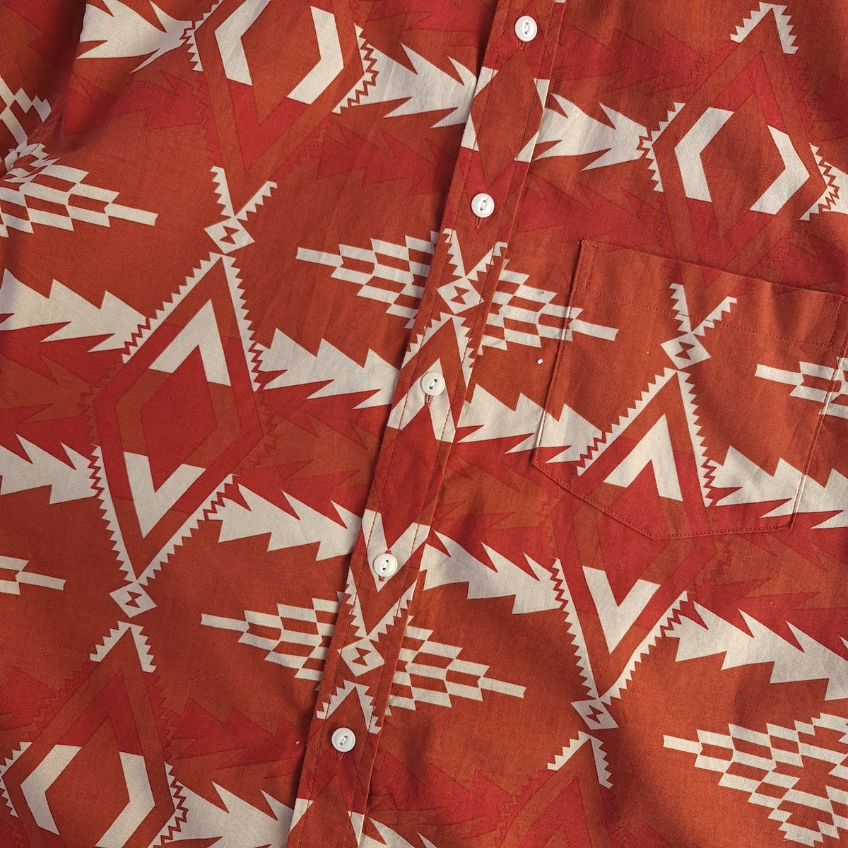 Pendleton Aztec Pattern Short Sleeve Shirt