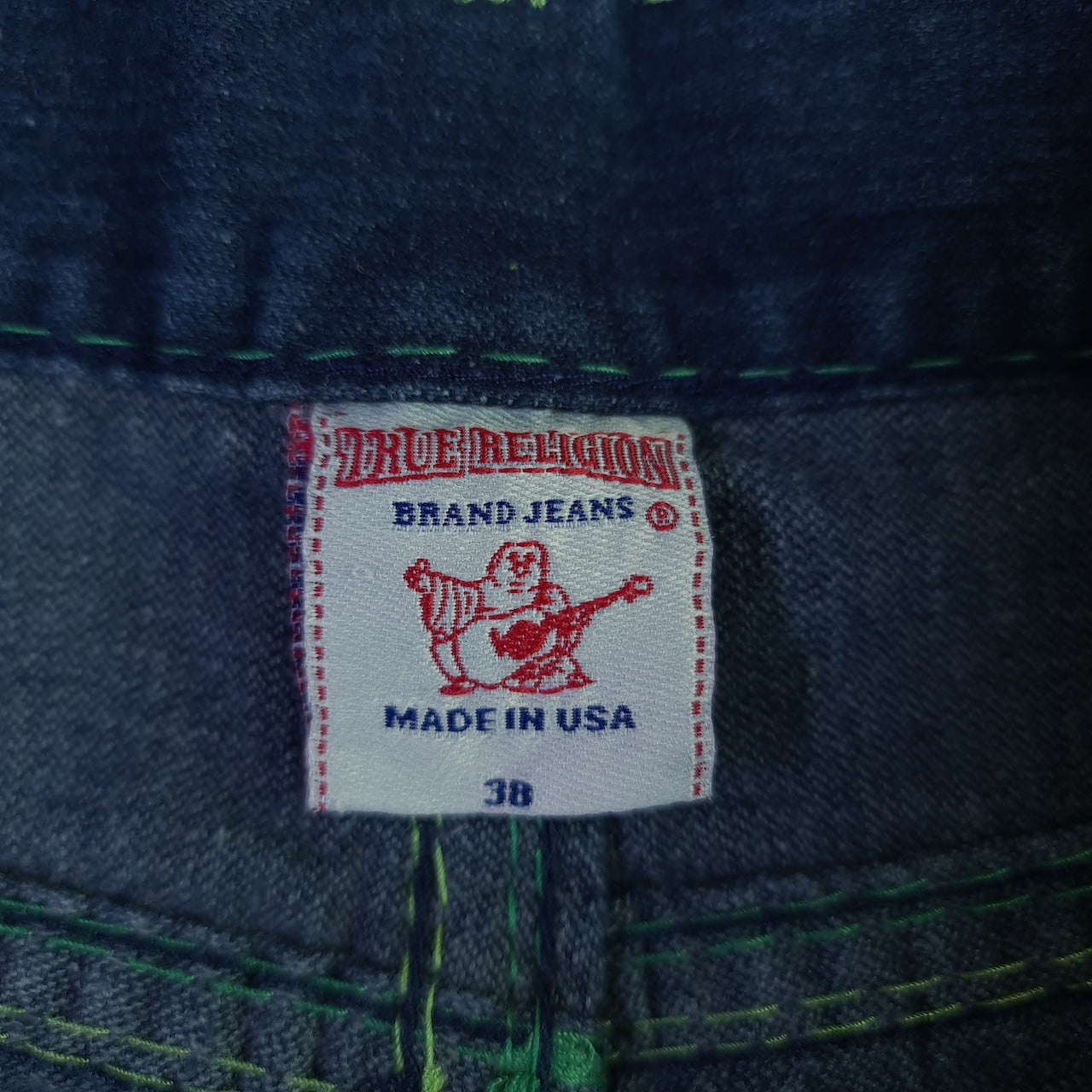 Y2K True Religion Ricky Super T Relaxed Straight Jeans
