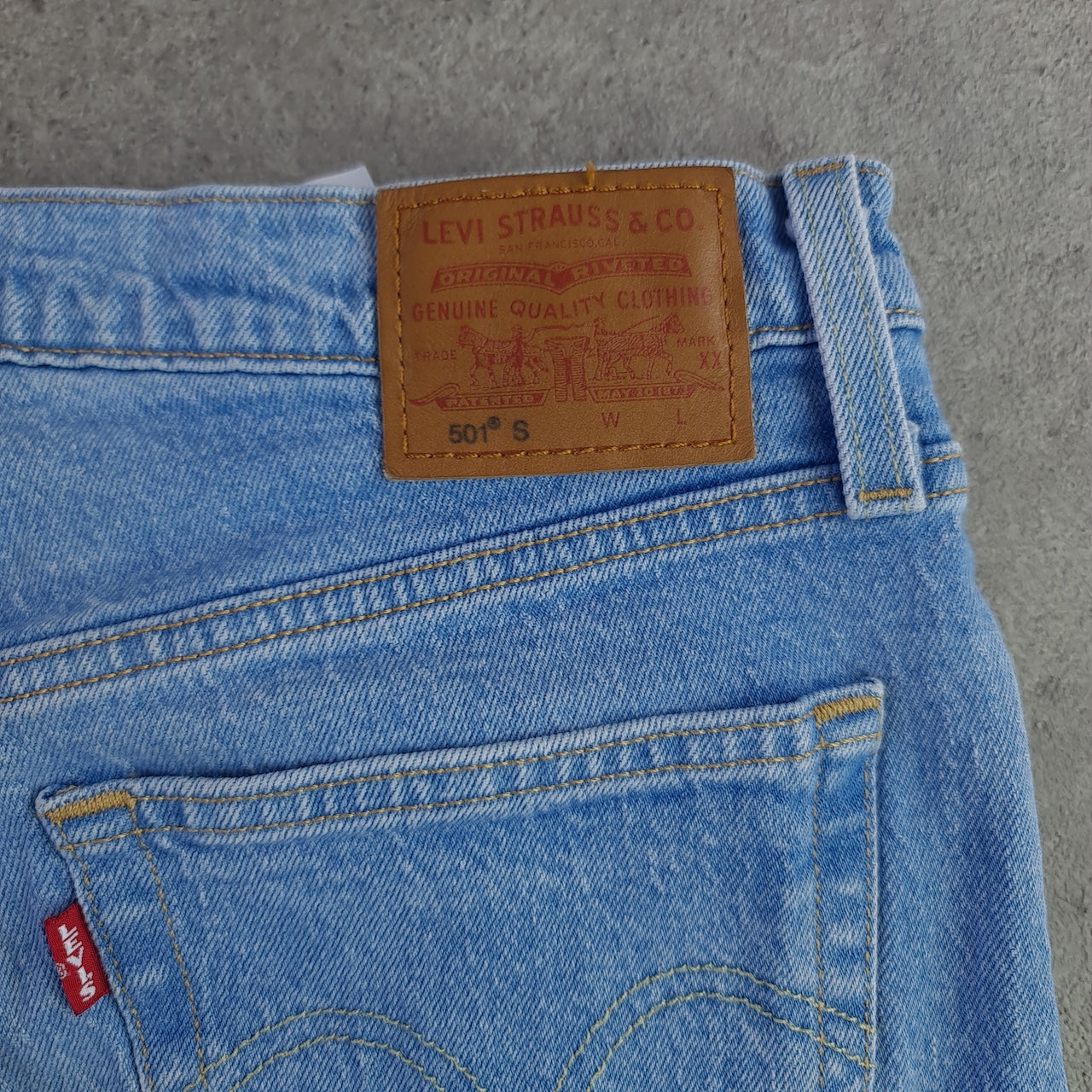 Levi's 501 S Light Wash Jeans