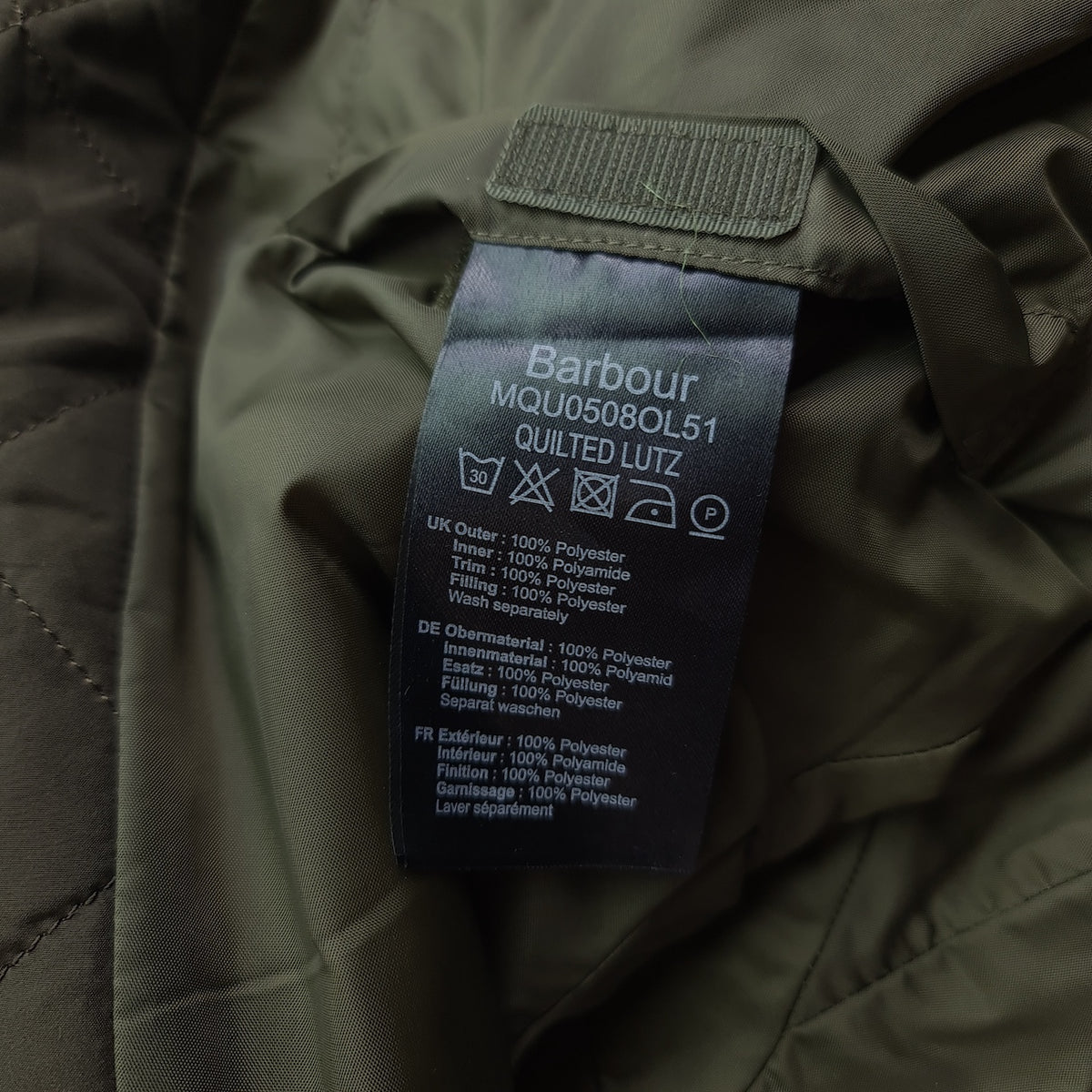 Barbour Quilted Lutz Country Coat