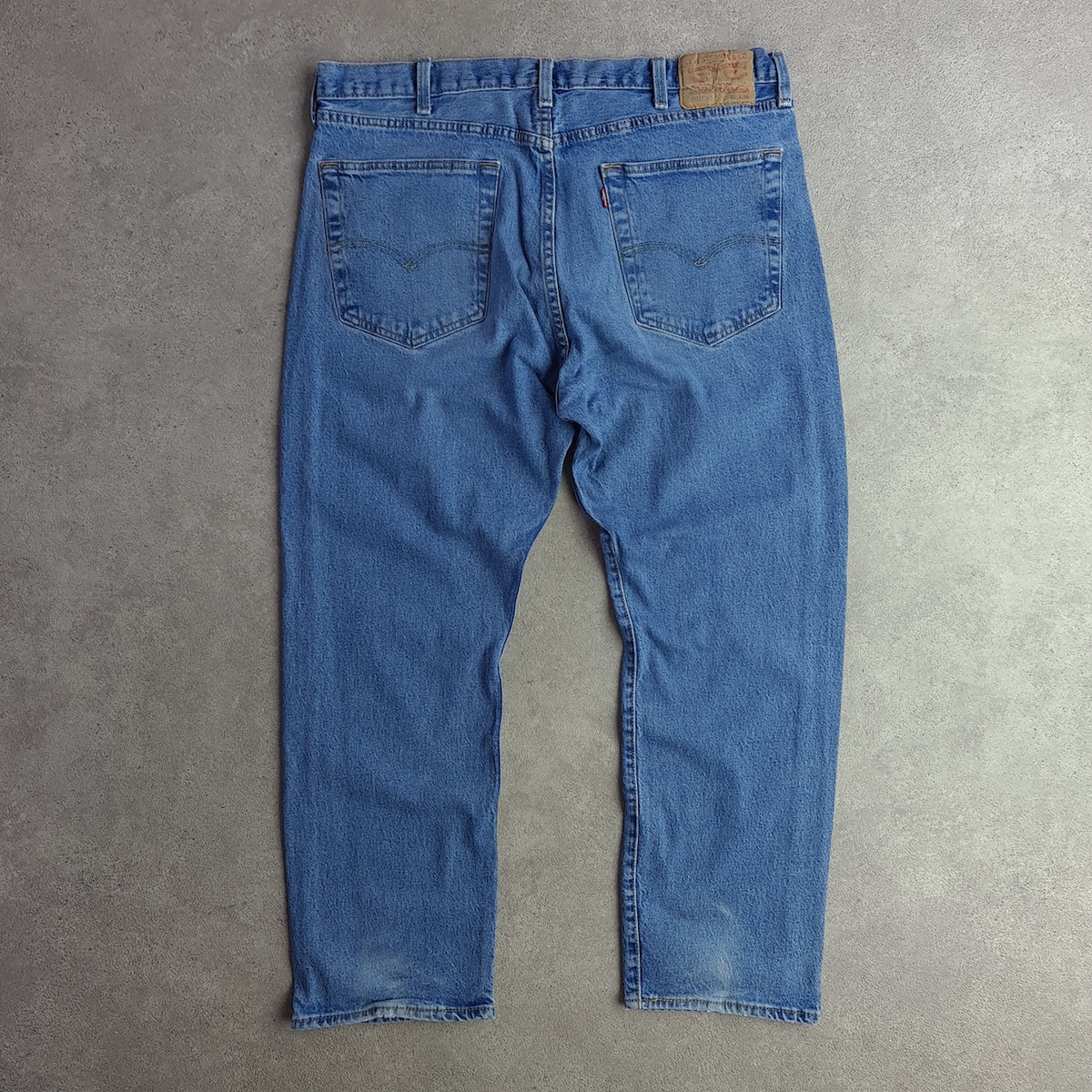 Levi's 501 Distressed Medium Wash Jeans