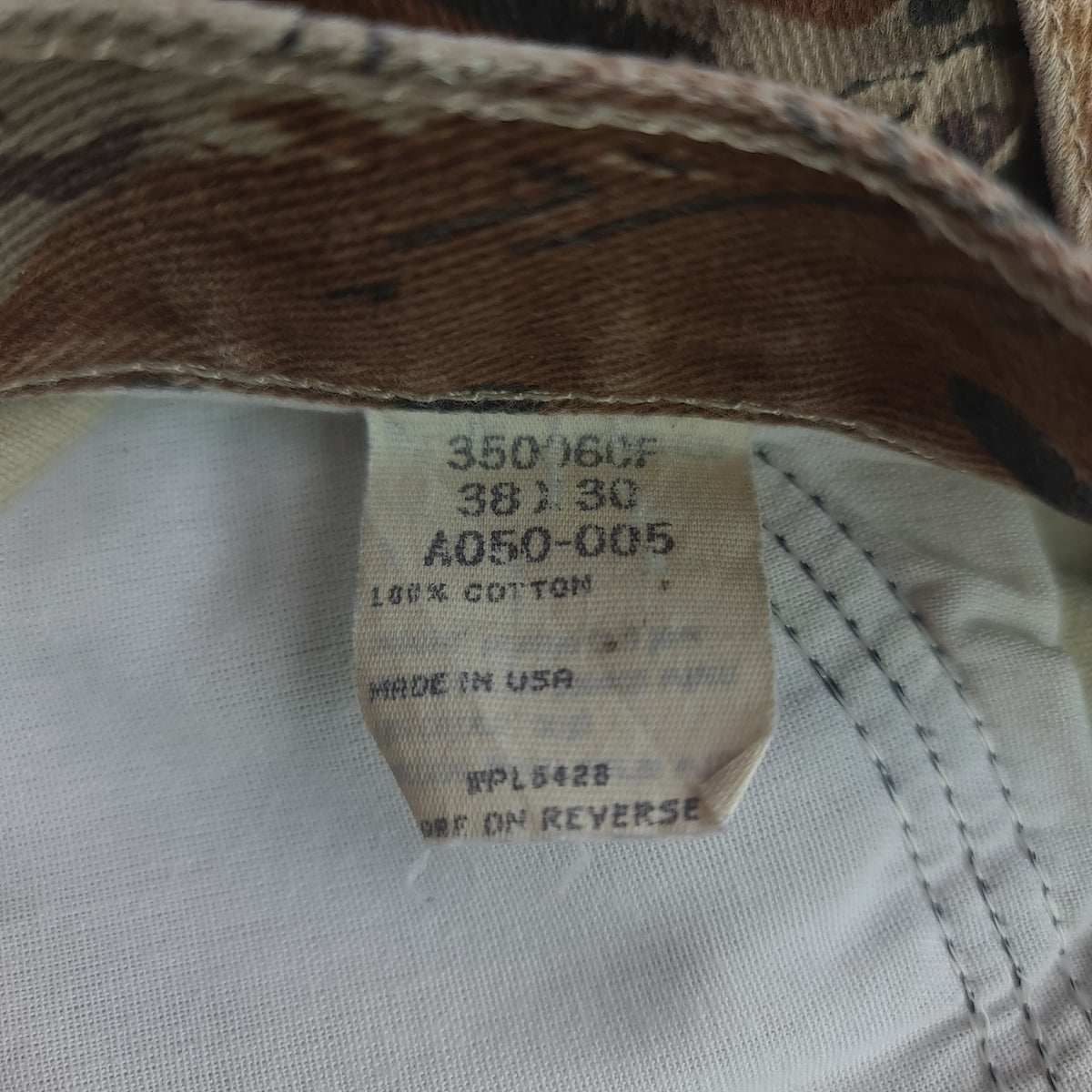 Vintage Wrangler Rugged Wear Advantage Camo Jeans