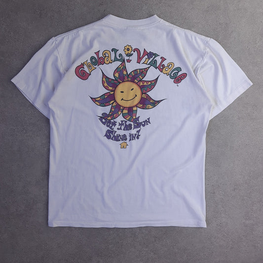 Vintage Global Village Let the Sun Shine in Single Stitch Back Print T-Shirt