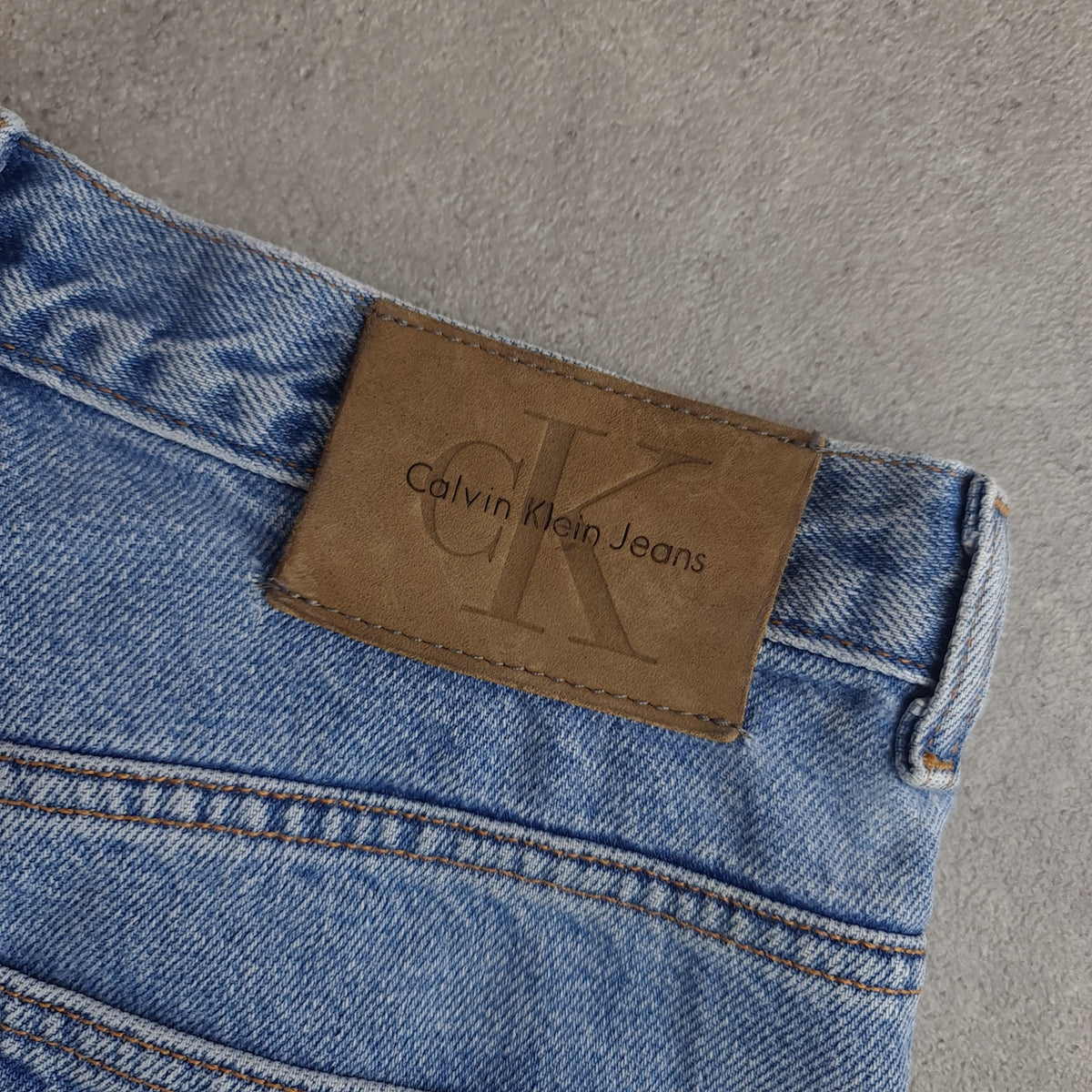 Calvin Klein Light Stone Wash High Waist Jeans