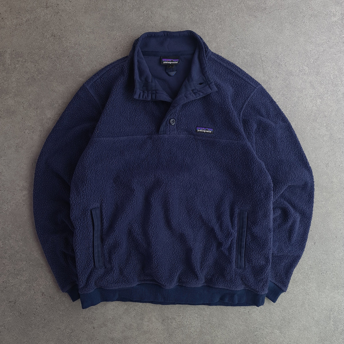 Patagonia Button Up Sherpa Fleece Pullover