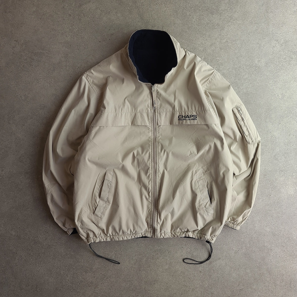 Vintage Chaps Ralph Lauren Reversible Fleece Jacket