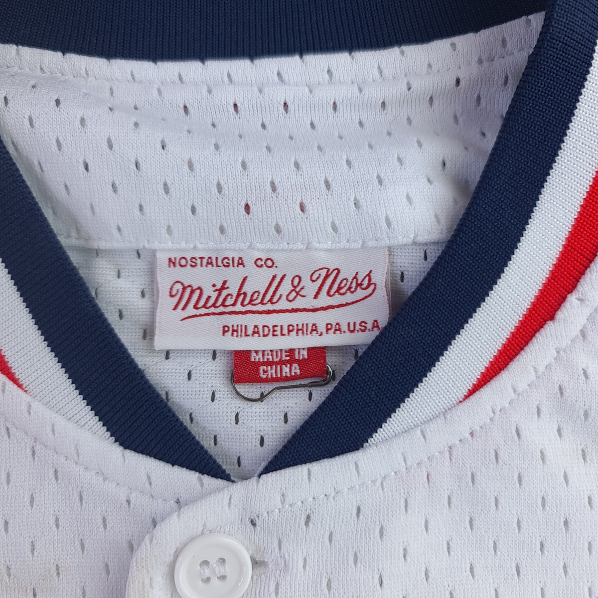Mitchell & Ness Chicago Bulls Baseball Jersey