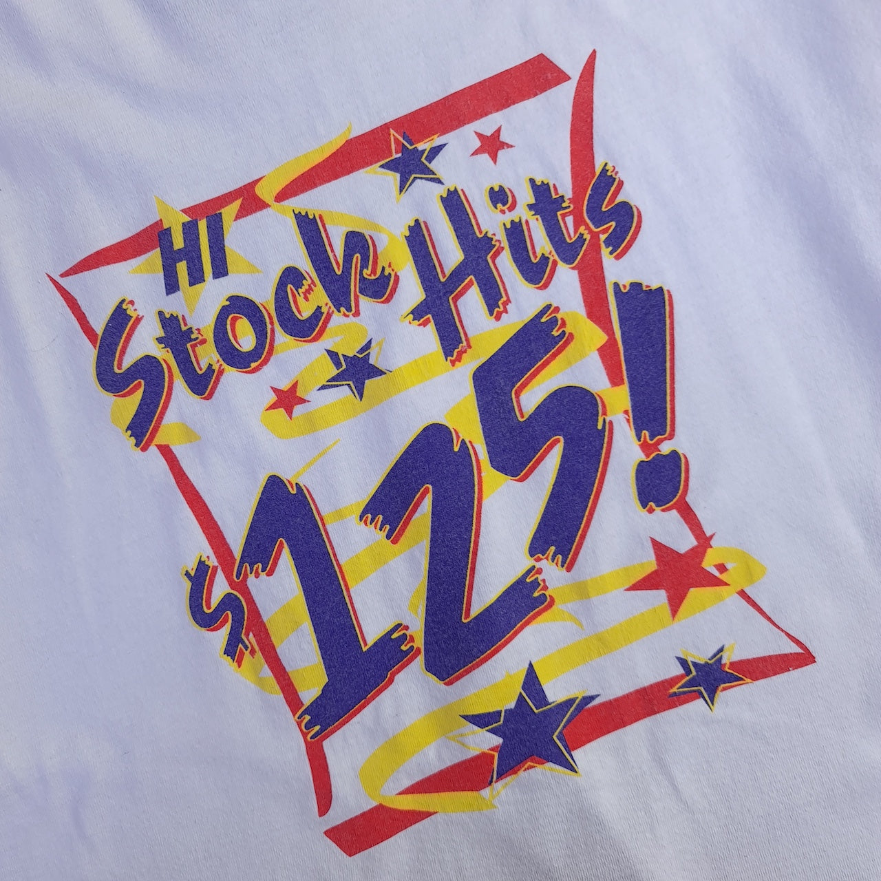 Vintage High Stock Hits $125 Single Stitch Back Print T-Shirt