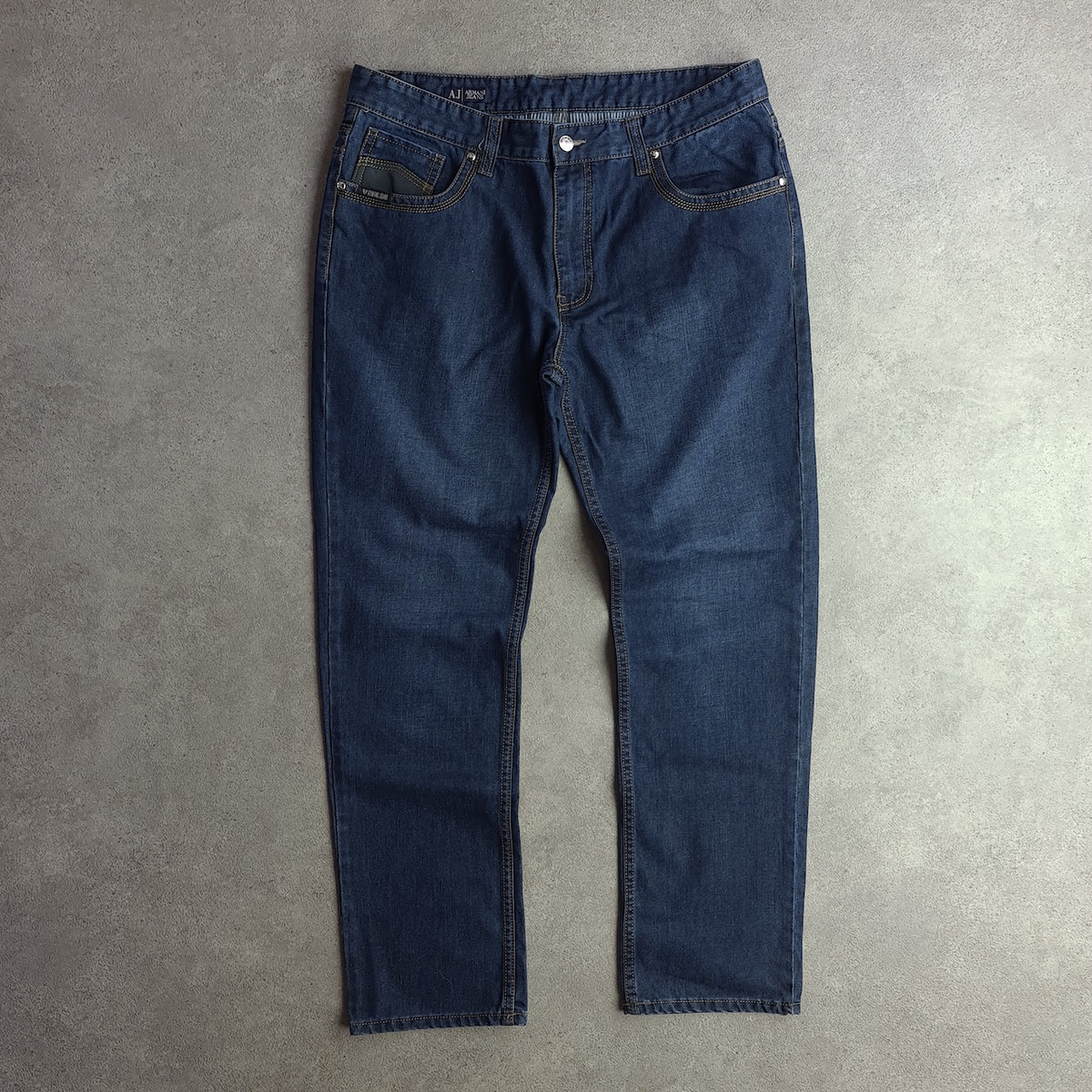 Armani Dark Wash Straight Leg Jeans