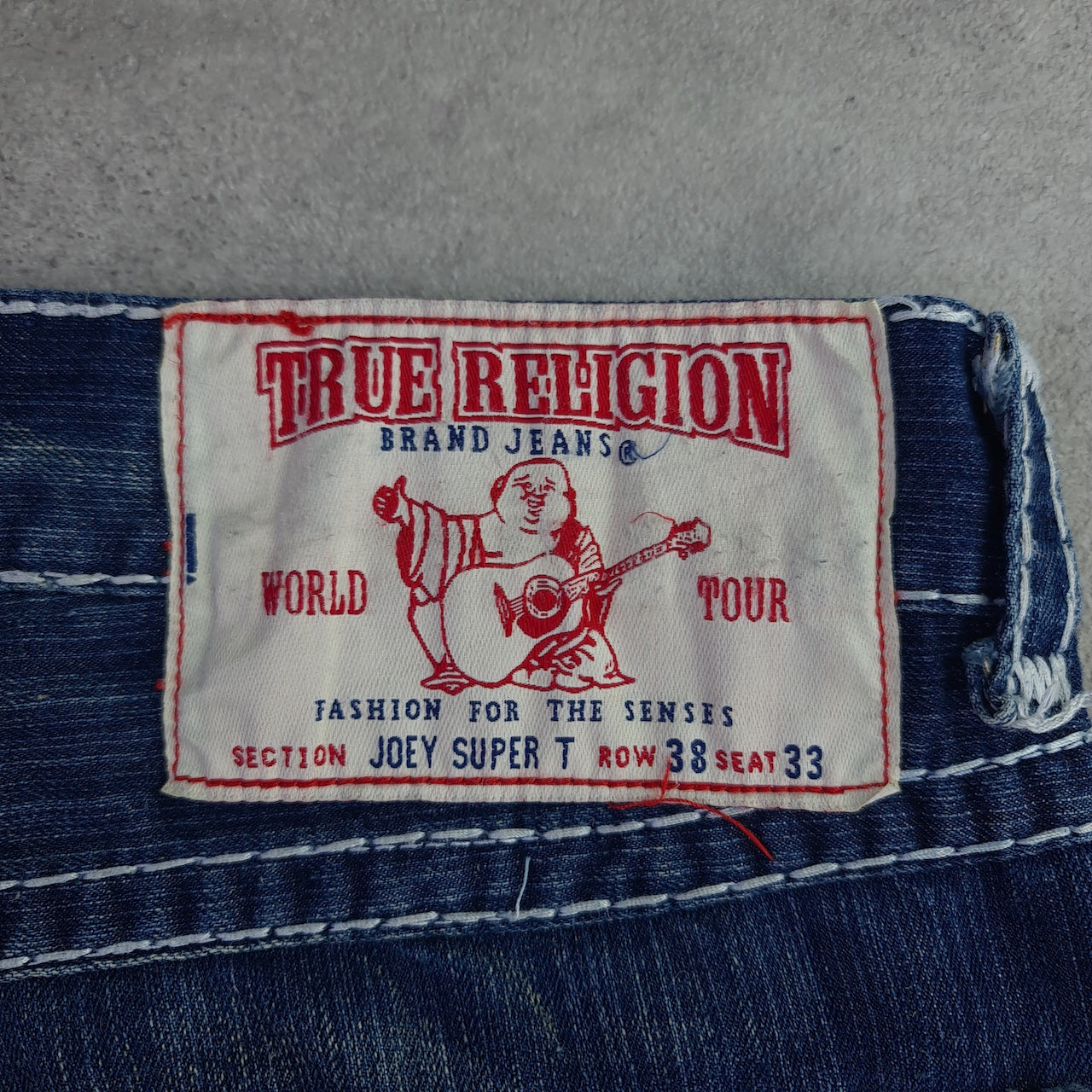 Y2K True Religion Joey Super T Twist Flare Jeans