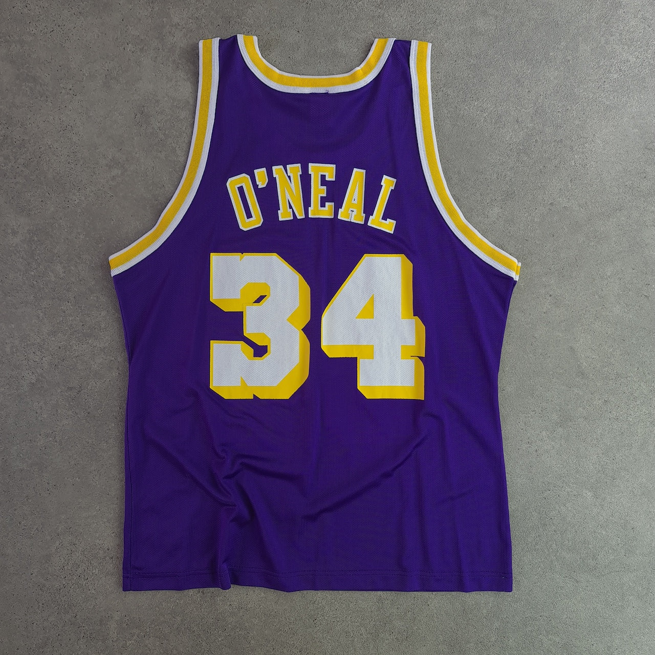 LA Lakers Champion NBA Basketball Jersey - O'Neal 34