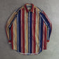 Vintage Eddie Bauer Elkhorn Canvas Striped Shirt
