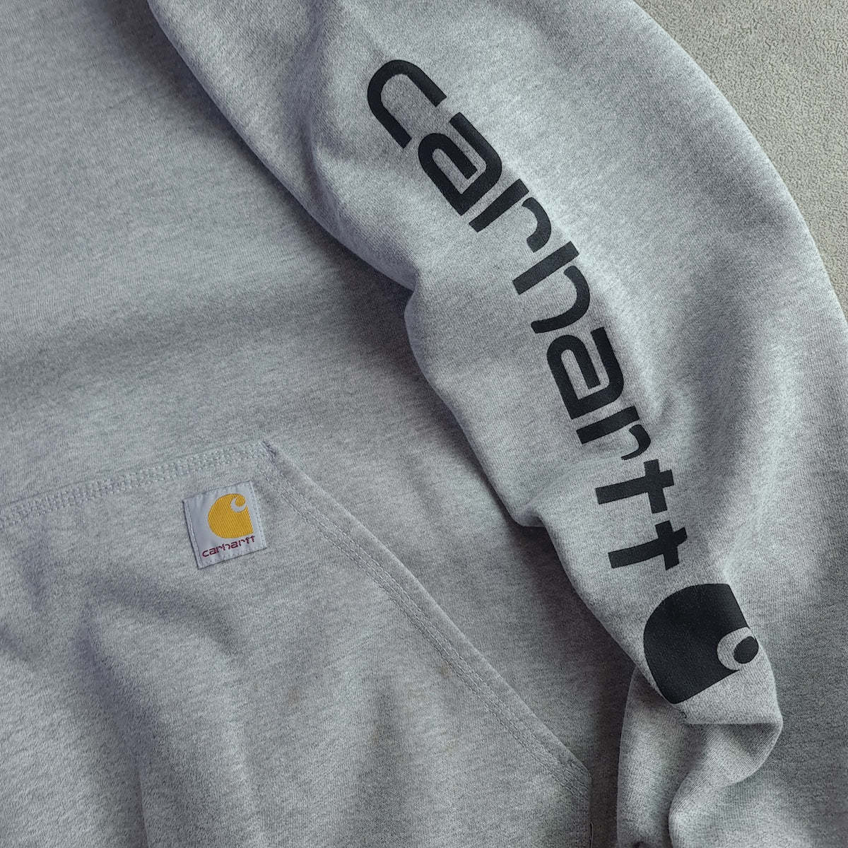 Carhartt Loose Fit Midweight Logo Sleeve Graphic Hoodie