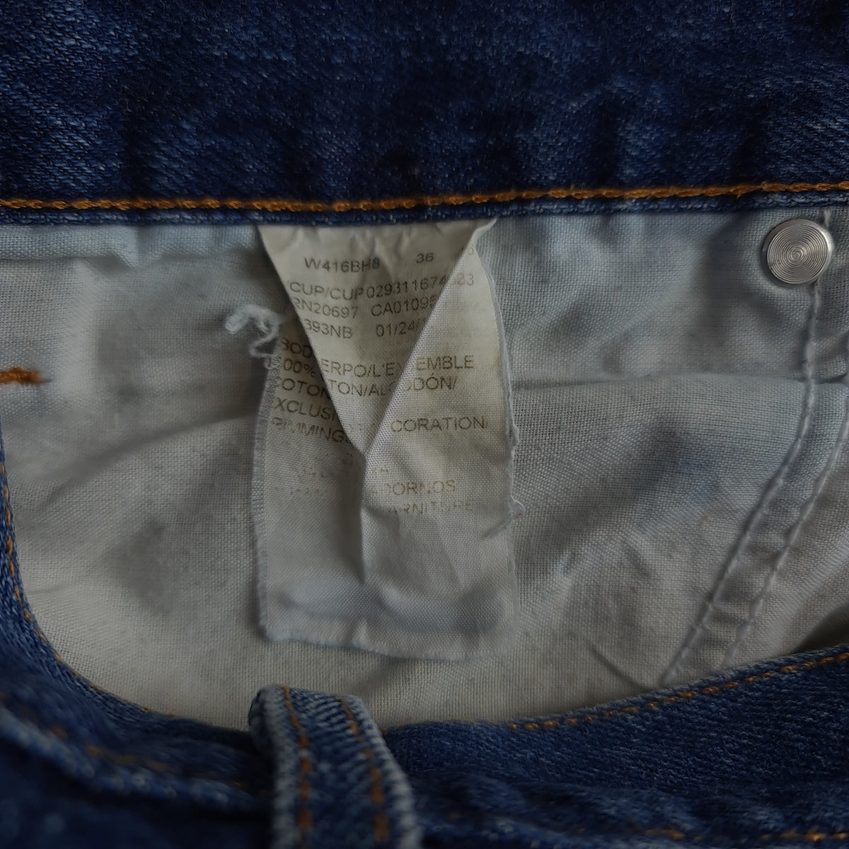Dickies Relaxed Fit Rigid Cotton Jeans