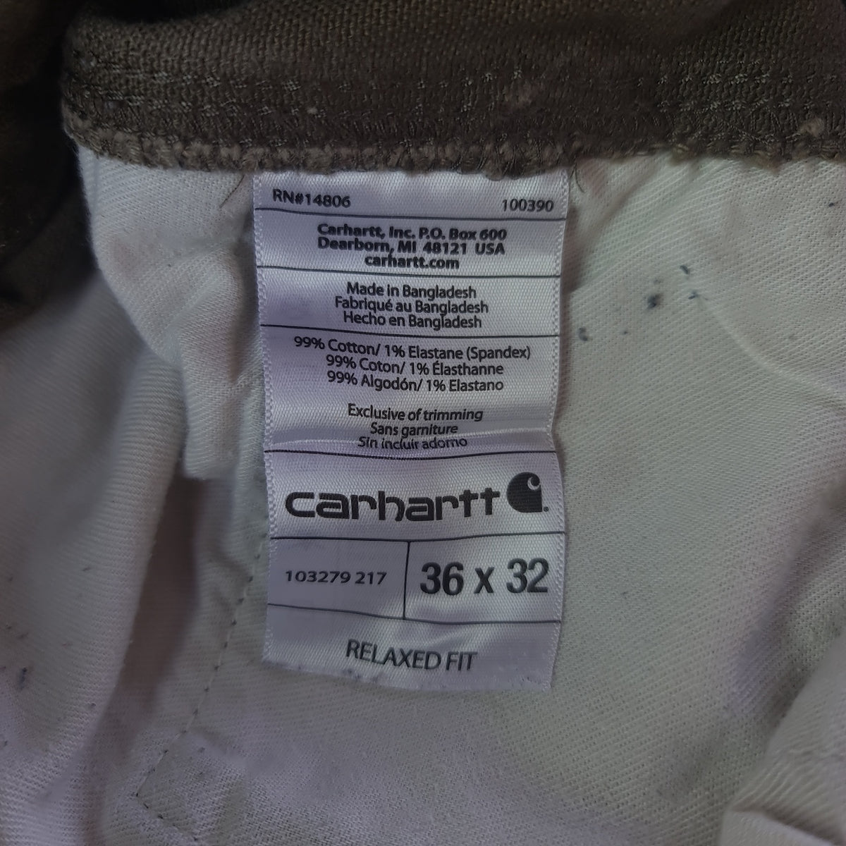 Carhartt Relaxed Fit Carpenter Pants