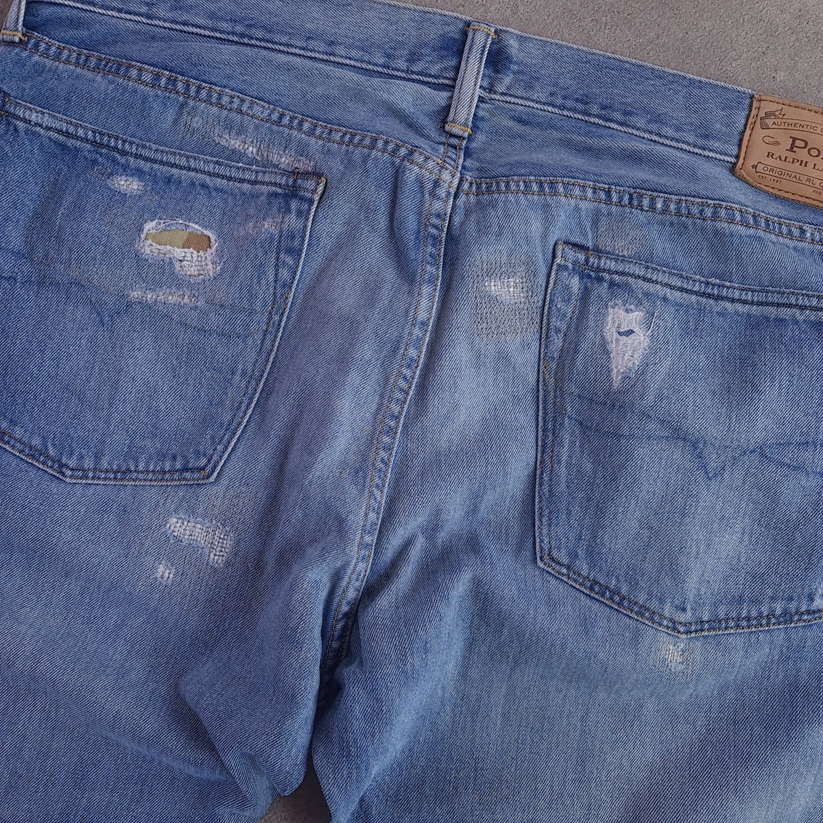 Polo Ralph Lauren Classic Fit Distressed Camo Jeans