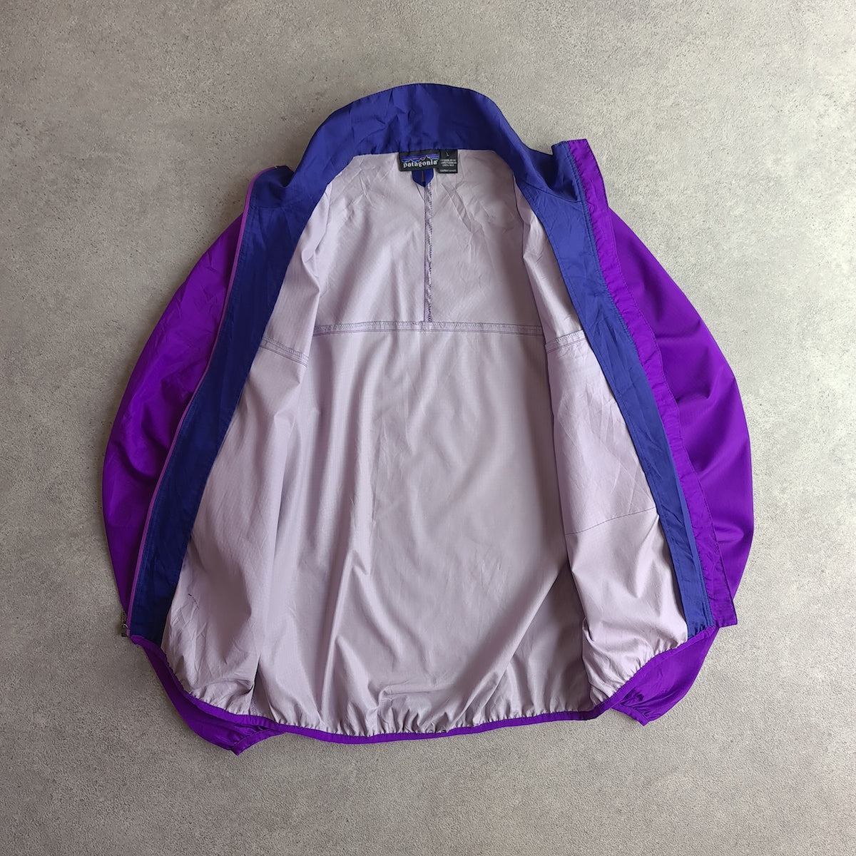 Vintage 90s Patagonia Purple Blue Lightweight Windbreaker